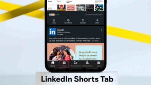LinkedIn short form video feed